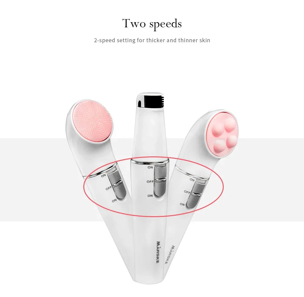 MARSKE 3in1 Face Massager + Epilator Marske