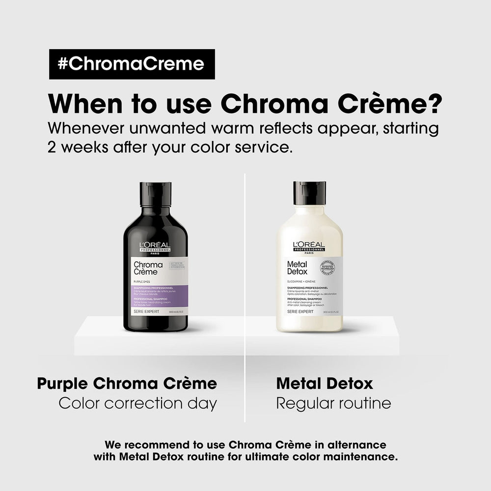 L'Oreal Professional Paris Chroma Creme Purple Dyes Shampoo 300ml Loreal Professional