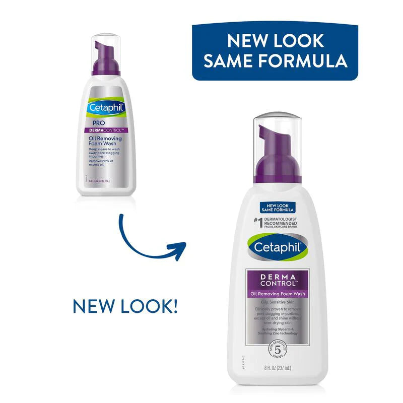 Cetaphil Derma Control Oil Control Face Wash,236ml Cetaphil