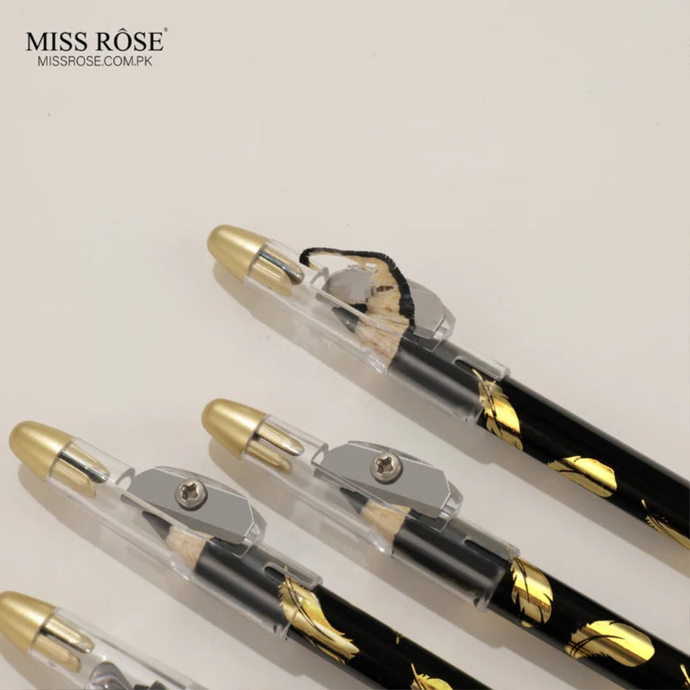 Miss Rose 2-in-1 Eyebrow Pencil – Black Miss Rose