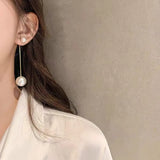 Two in One Pearl Drop Earrings