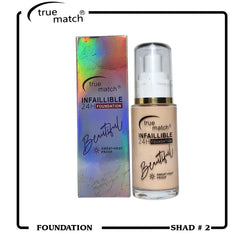 True Match Infaillible Sweat and Heat Proof Foundation True match
