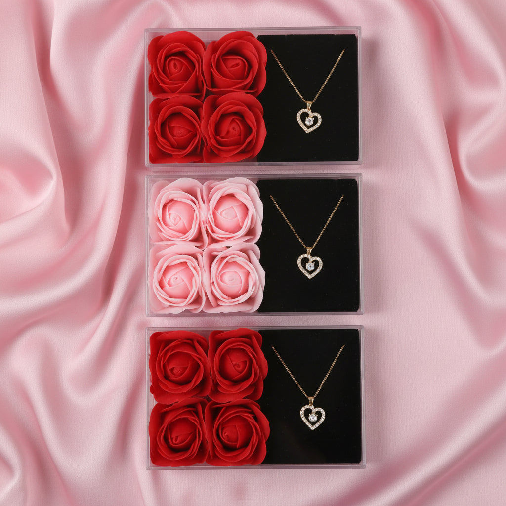 Necklace Rose Gift Box for your Beloved Ones Cosmia.pk