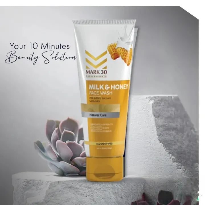 MARK-30 Milk & Honey Face Wash - Light and bright skin 100g MARK-30