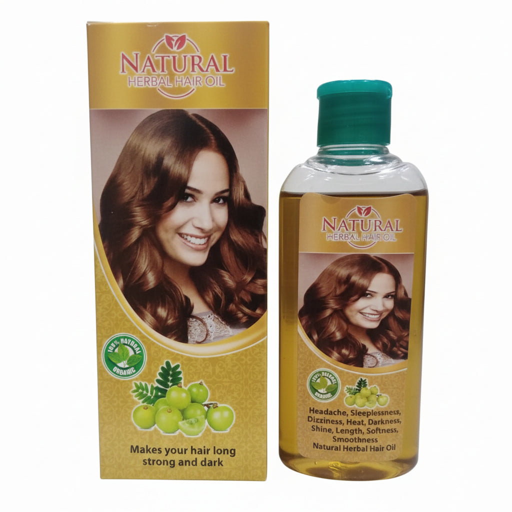 Natural Herbal Hair Oil - 100ml Natural