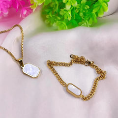 Stainless Steel Locket Bracelet Set – Each Cosmia