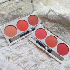 3 Color Fashion Trend Blush On Palette Fashion Trend