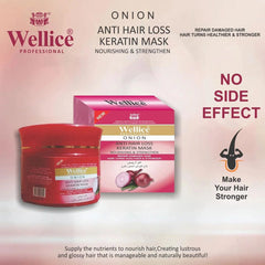 Wellice Onion Anti Hair Loss Hair Mask 100% Original Wellice