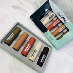 5Pcs Heng Fang Soft Matte Lipstick Heng Fang