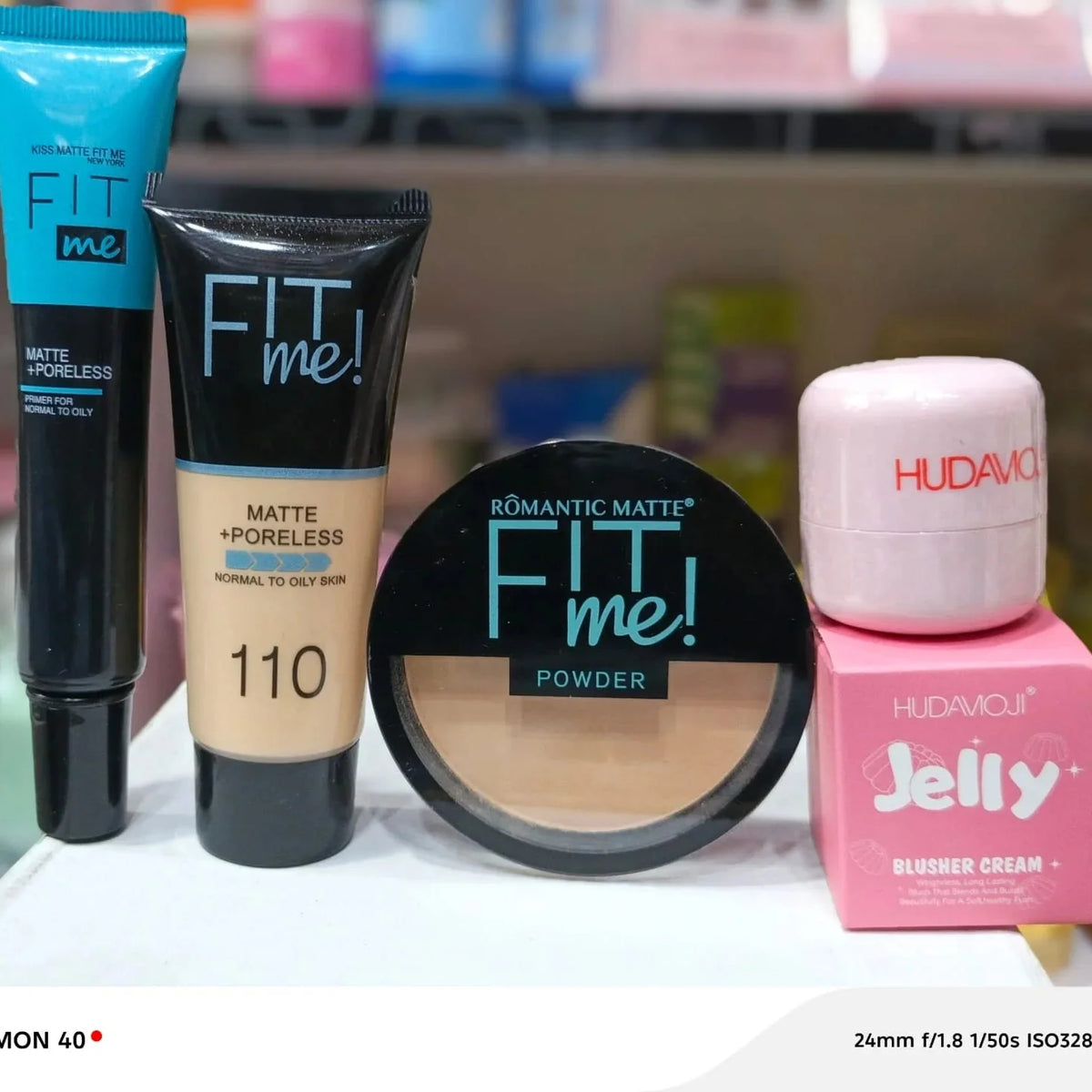 Fitme 3 in 1 Makeup Deal + Free Huda Moji Jelly Tint Fit me