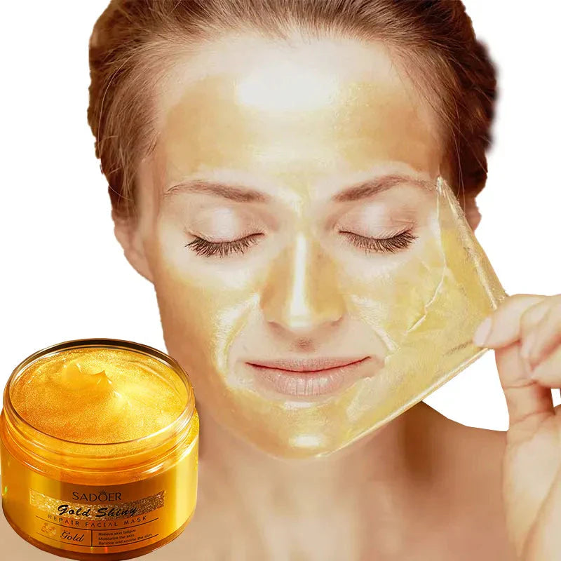SADOER Gold Shiny Moisturizing Soothing Oil Control Refreshing Facial Mask - 120g Sadoer