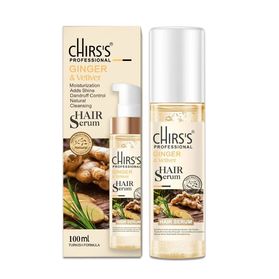 Chris's Professional Ginger & Vetiver Hair Serum - 100ml Chirs's
