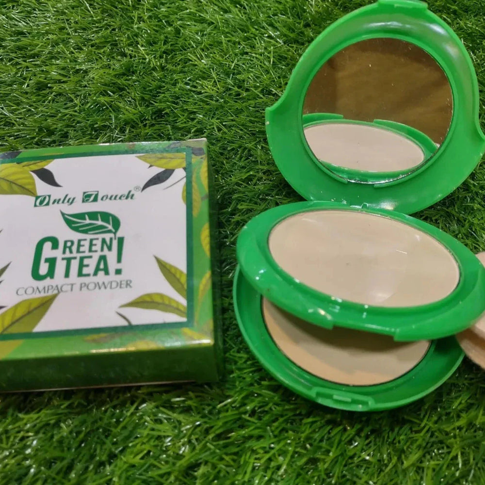 Only Touch 2 in 1 Green Tea Compact Powder Only Touch