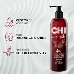CHI Rosehip Oil Protecting Conditioner, Sulfate & Paraben Free CHI
