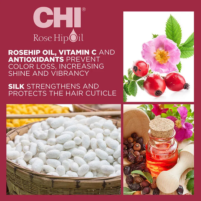 CHI Rosehip Oil Protecting Conditioner, Sulfate & Paraben Free CHI