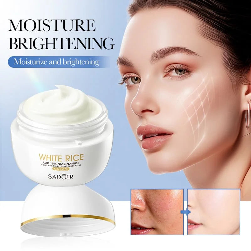 Sadoer White Rice Add 15% Niacinamide Cream - 50g Sadoer
