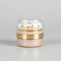 Feather Silk Rose Lady Face Shimmer Powder Feather Silk