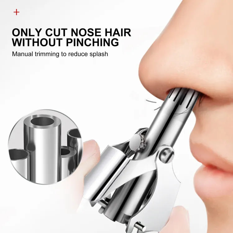Mini Portable Stainless Steel Manual Nose Hair Trimmer Cosmia.pk