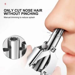 Mini Portable Stainless Steel Manual Nose Hair Trimmer Cosmia.pk