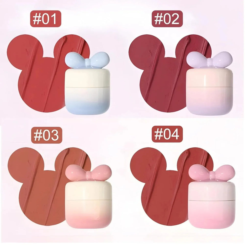 Mocallure Korean Bow knot Lip Mud Mousse Mocallure