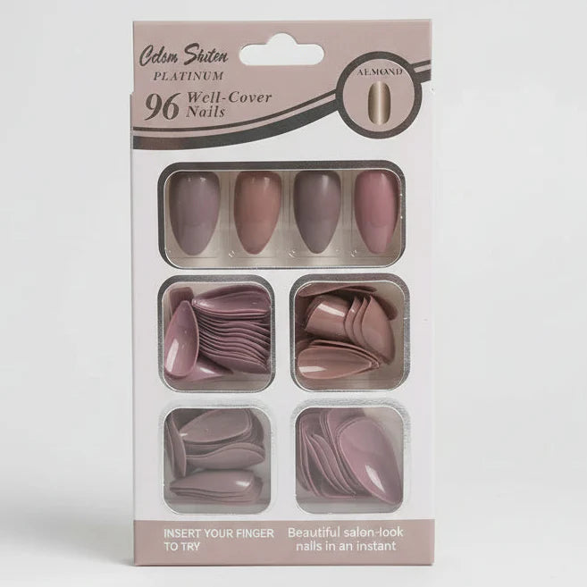 Color Sister 96-Piece Artificial Nails Set Color Sister