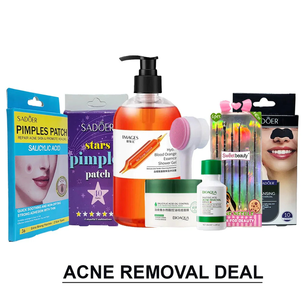 Pack of 8 Items Acne Removal Complete Skincare Deal Cosmia.pk