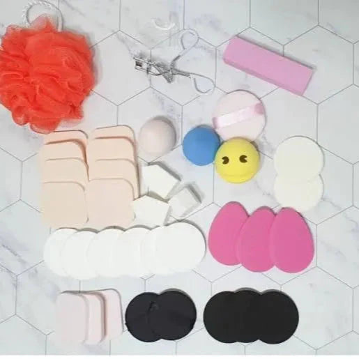 35 Pcs Mix Makeup Sponges Cosmia.pk