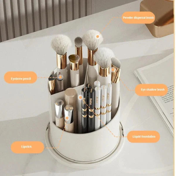 360° Rotating Dustproof Cosmetic Organizer Cosmia.pk