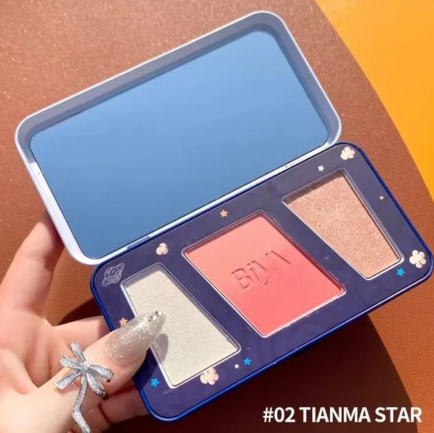 Biya Korean Highlighter & Blush Palette biya