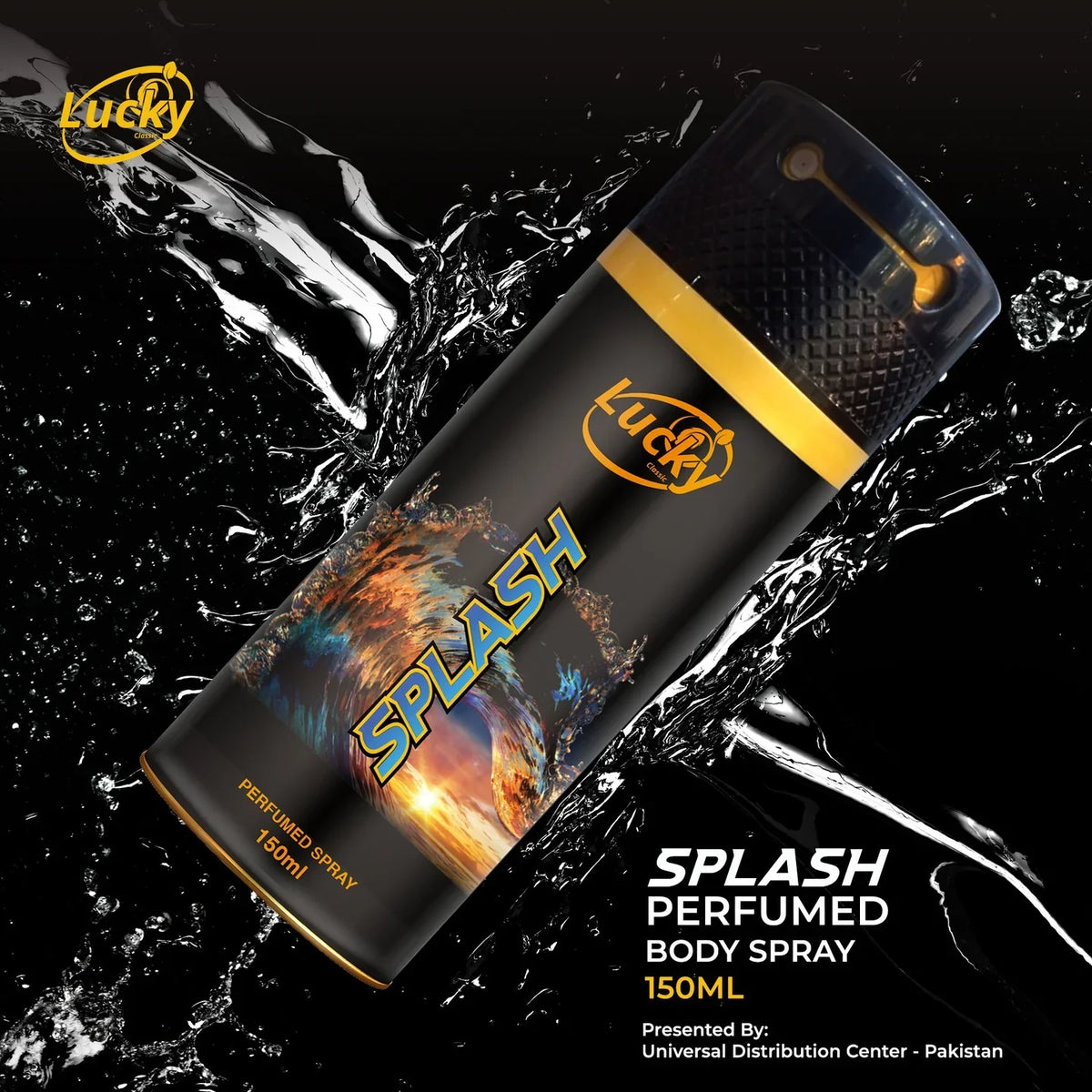 Lucky's Splash Body Spray - 150ml Lucky's