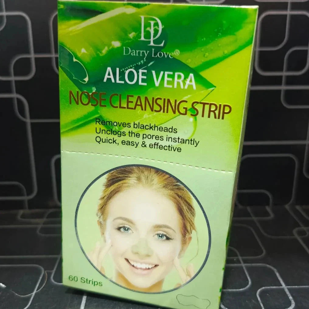 Darry Love Aloevera Nose Cleansing Strip Removes Blackheads 10Pcs Darry Love