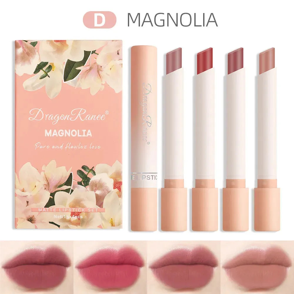 Dragon Ranee 4 IN 1 Creative Pure & Flawless Love Cigarette Matte Lipstick Dragon Ranee