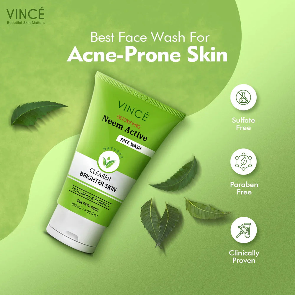 Vince Neem Active Face Wash - 120ml Vince