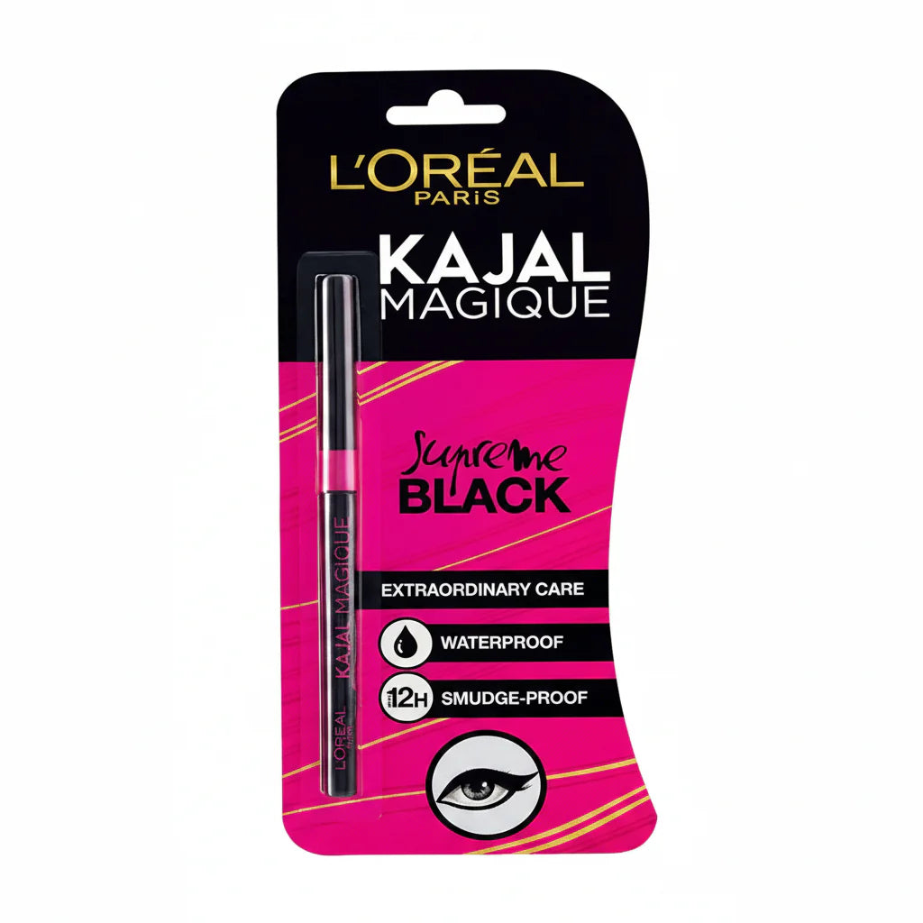 L’Oréal Paris Kajal Magique – Supreme Black (Smudge Proof) Loreal Paris