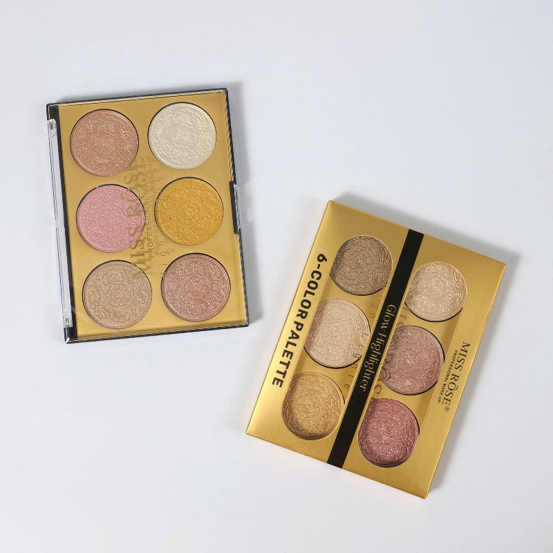 Miss Rose Radiant Glow Highlighter -  6 Color Miss Rose
