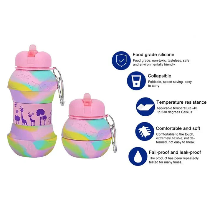 Silicone folding watter bottle Cosmia.pk