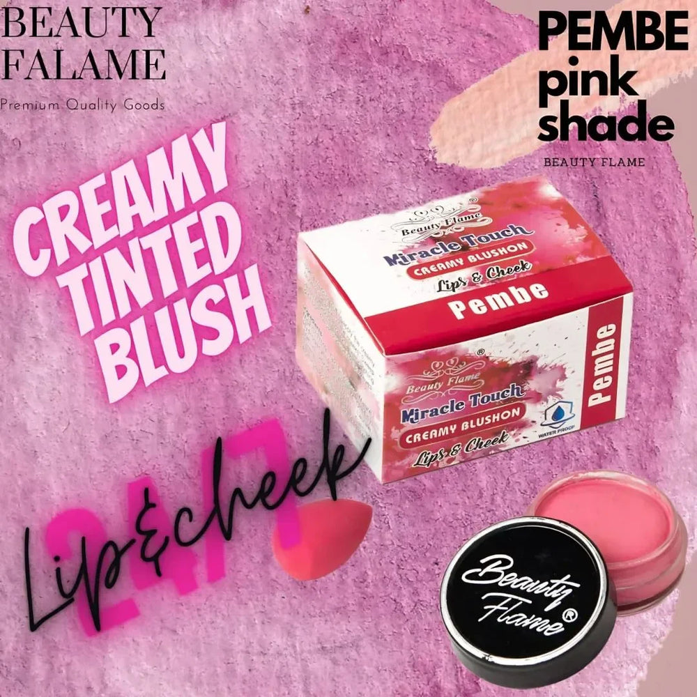 Beauty Flame Miracle Touch Cream Blush On Beauty Flame