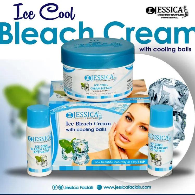 2 in 1 Jessica Ice Cool Bleach Cream 500ml Jessica