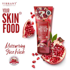 Vibrant Beauty Pomegranate Moisturizing Face Wash - 100ml Vibrant Beauty
