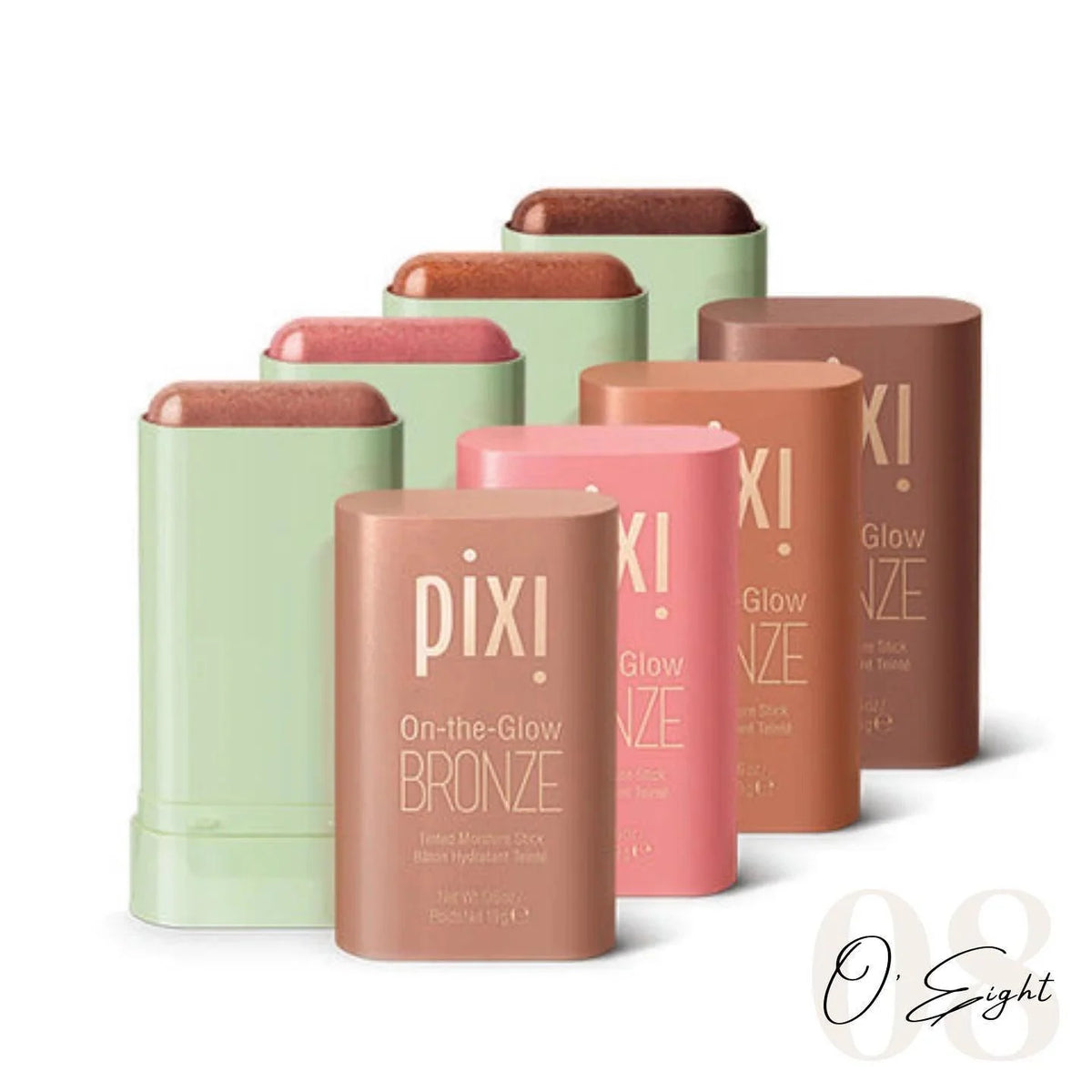 Pack of 4 PIXI On-the-Glow Bronze Pixi