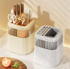 360 Rotating Knife and Kitchen Utensil Holder Cosmia.pk