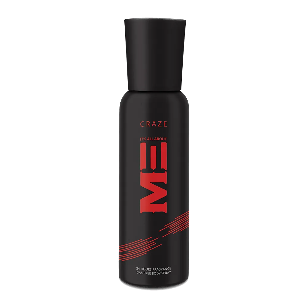ME Craze Premium Gas-Free Body Spray - 120ml ME