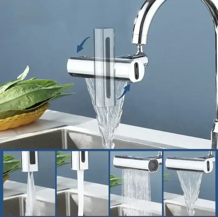 Universal Kitchen Waterfall Faucet - 4-Mode Nozzle for Kitchen Sink Cosmia.pk