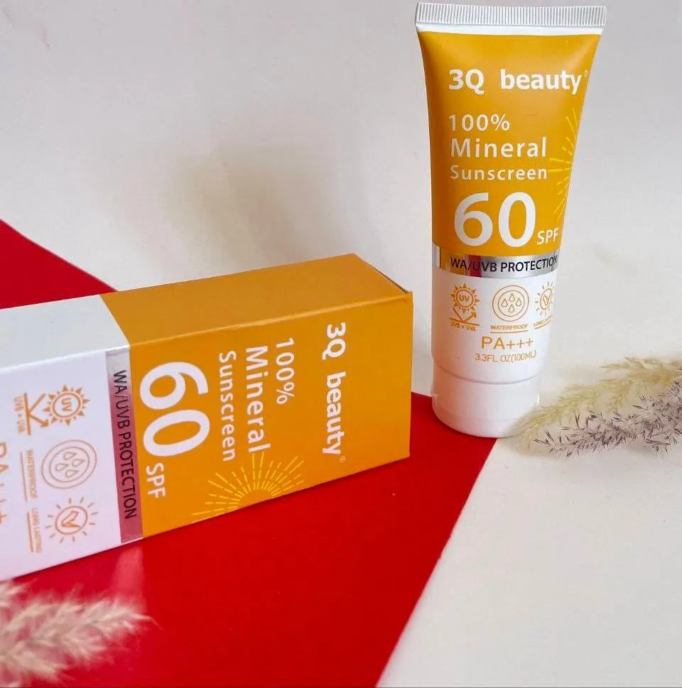 3Q Beauty 100% Mineral Sunscreen SPF 60 100ml 3Q Beauty