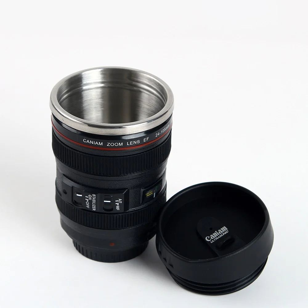 Camera lens Coffee Mug - look like a Canon EF 24-105mm lens Cosmia.pk