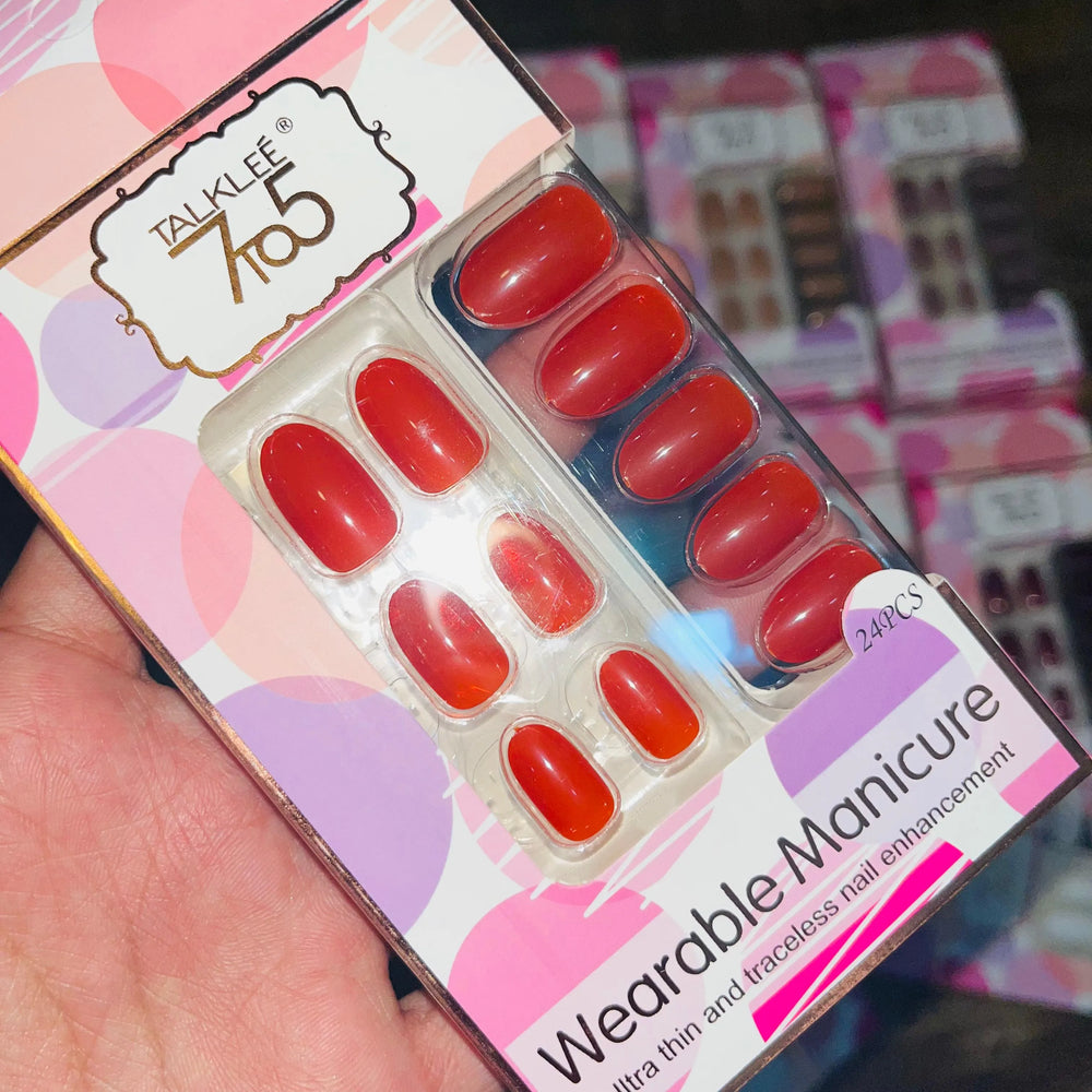 7To5 Talklee Wearable Artifical Nails With Free Stickers Talklee