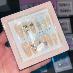 Salon Look Stylish Artifical Nails With Free Stickers(12 Pcs) Cosmia.pk