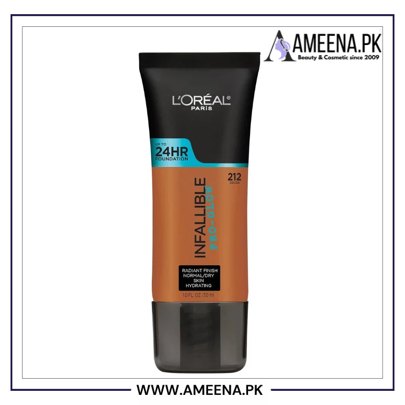 L'Oreal Paris Makeup Infallible Up to 24HR Pro-Glow Foundation Loreal Paris