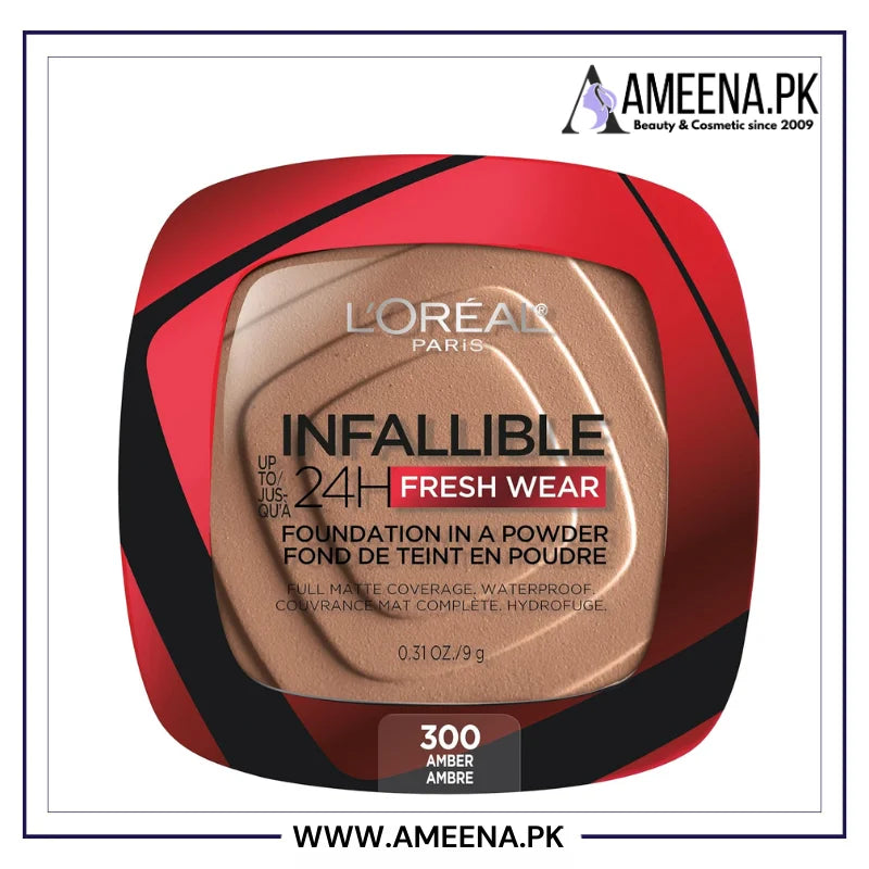 L'Oreal Paris Makeup Infallible Fresh Wear Foundation in a Powder Loreal Paris