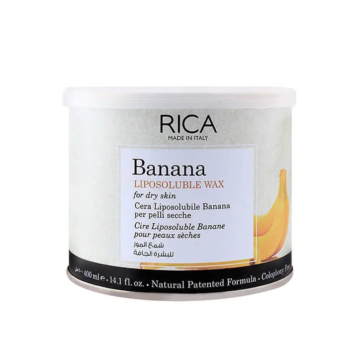 Rica Banana Dry Skin Liposoluble Wax Rica